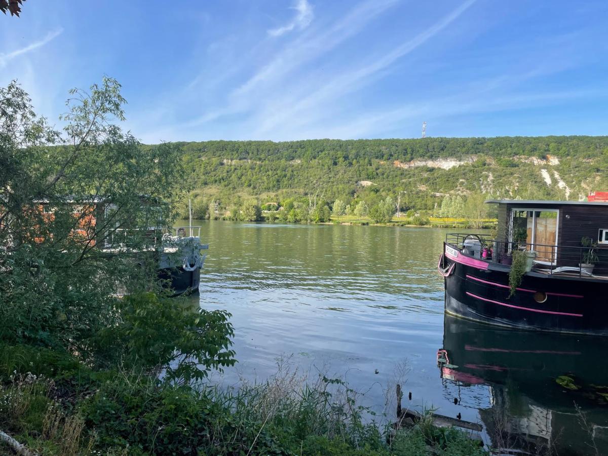 Maison La Capucine Sur Quai De Seine, Wifi, Machine A Laver, Parking Prive Gratuit Вернон Экстерьер фото